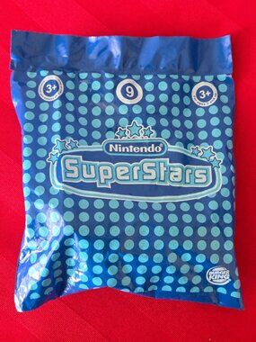 2002 NINTENDO SUPER STARS MYSTERY TOY, #9, MINT IN THE PACKAGE!!!